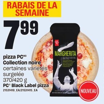 Provigo Pizza pc collection noire, 370/420 g offer