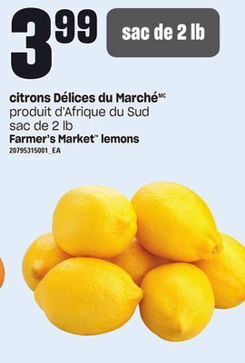 Provigo Citrons délices du marché, sac de 2 lb offer