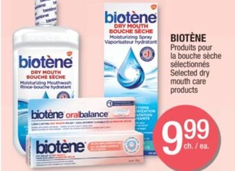 Jean Coutu Biotène selected dry mouth care products offer