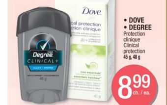 Jean Coutu Dove, degree clinical protection offer