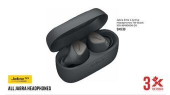 Canex Jabra elite 4 active headphones tw black offer