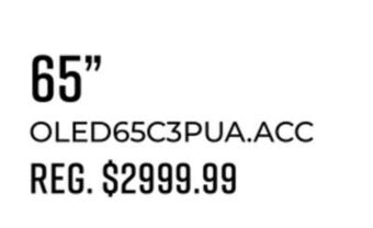 Canex Lg 65 4k smart oled tv c3 series offer