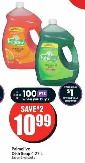 FreshCo Palmolive Dish Soap 4.27 L offer