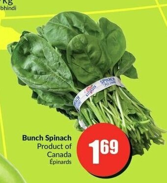 FreshCo Bunch Spinach offer