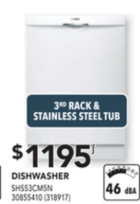 Réno Dépôt Bosch dishwasher offer