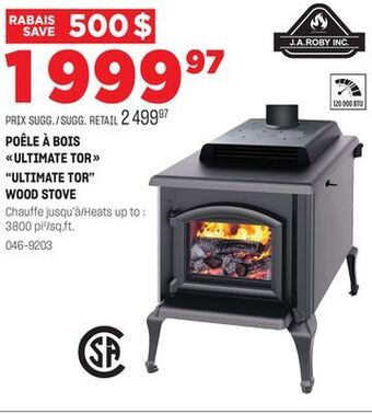 BMR Poêle à bois ultimate tor offer