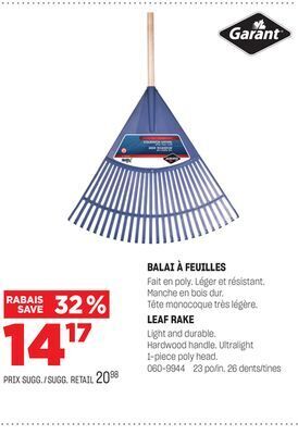 BMR Balai à feuilles offer