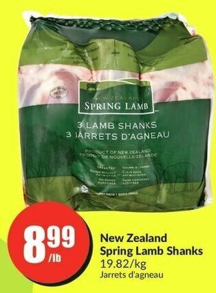 FreshCo New Zealand Spring Lamb Shanks offer