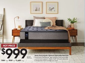 Dormez Vous Sealy posturepedic optimum aphrodite mattress offer