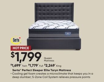 Dormez Vous Serta perfect sleeper elite taryn mattress offer