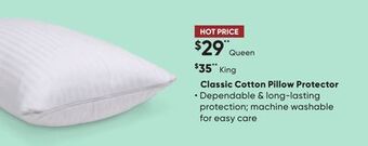 Dormez Vous Classic cotton pillow protector offer