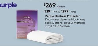 Dormez Vous Purple mattress protector offer