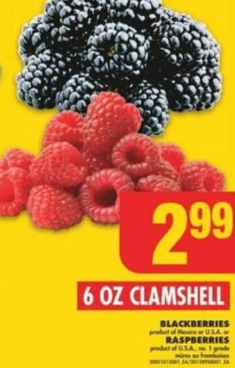 No Frills BLACKBERRIES or RASPBERRIES offer