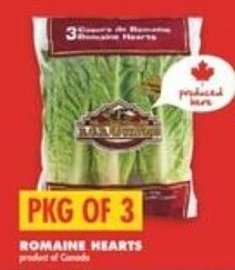 No Frills ROMAINE HEARTS offer