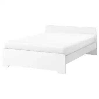 IKEA Askvoll bed frame, white/luröy, queen offer