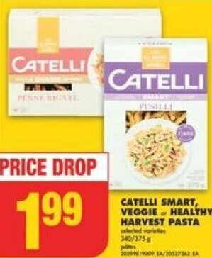 No Frills CATELLI SMART , VEGGIE or HEALTHY HARVEST PASTA offer