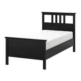 IKEA Hemnes bed frame, black-brown/luröy, twin offer