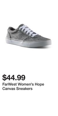Mark's Farwest women's hope canvas sneakers offer