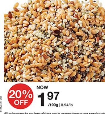 Bulk Barn Super seed mix offer
