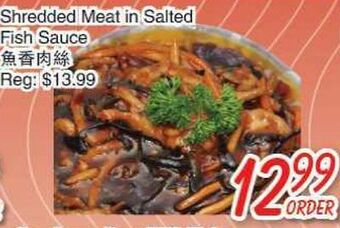 Foody Mart Shredded meat in salted fish sauce offer