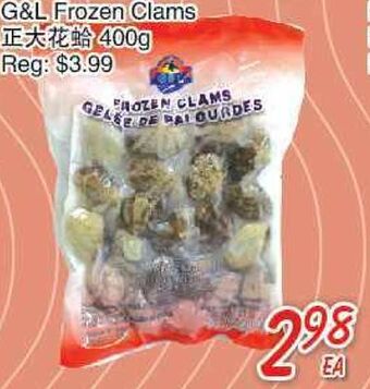Foody Mart G&l frozen clams offer