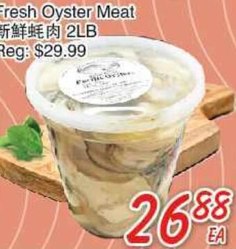 Foody Mart Fresh oyster meat offer