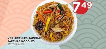 Kim Phat Japchae noodles offer