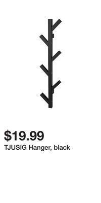 IKEA Tjusig hanger, black offer