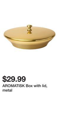 IKEA Aromatisk box with lid, metal offer