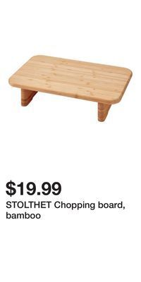 IKEA Stolthet chopping board, bamboo offer