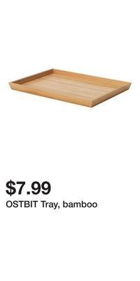 IKEA Ostbit tray, bamboo offer