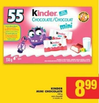 No Frills KINDER MINI CHOCOLATE offer