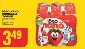 No Frills IOGO NANO DRINKABLE YOGURT offer