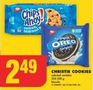 No Frills CHRISTIE COOKIES offer