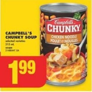 No Frills CAMPBELL'S CHUNKY SOUP offer