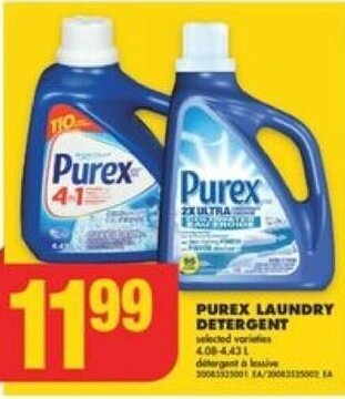 No Frills PUREX LAUNDRY DETERGENT offer