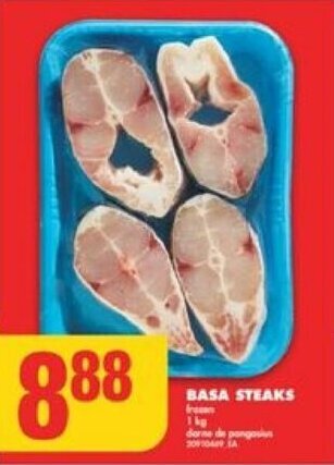 No Frills BASA STEAKS offer