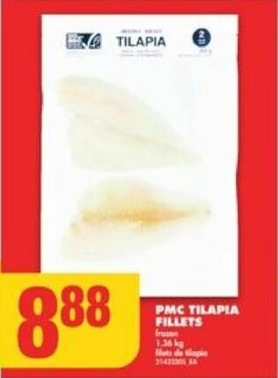 No Frills PMC TILAPIA FILLETS offer