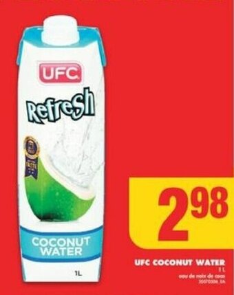 No Frills UFC COCONUT WATER offer