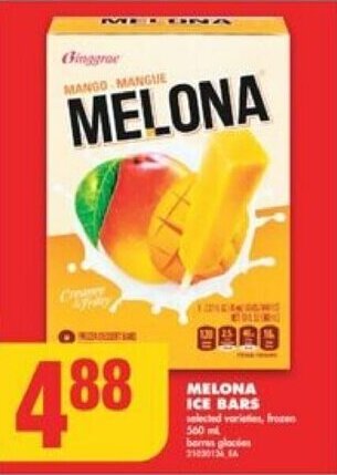 No Frills MELONA ICE BARS offer