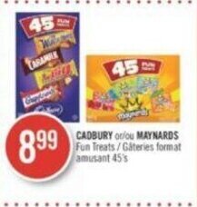 Shoppers Drug Mart CADBURY or MAYNARDS Fun Treats offer
