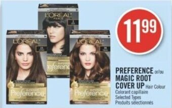 Shoppers Drug Mart PREFERENCE or MAGIC ROOT COVER UP Hair Colour offer