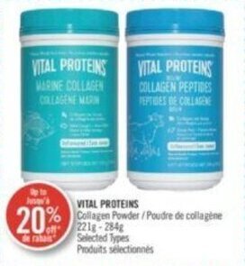 Shoppers Drug Mart VITAL PROTEINS Collagen Powder offer