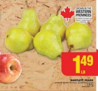 No Frills BARTLETT PEARS offer