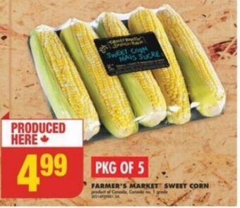 No Frills FARMER'S MARKET SWEET CORN offer