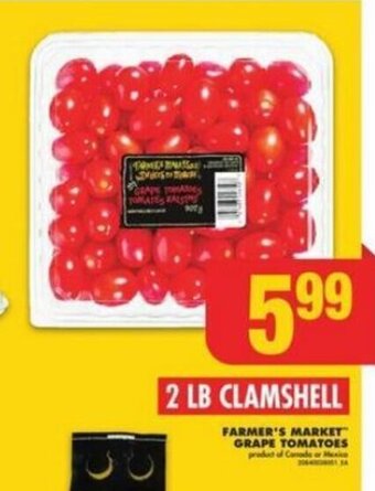 No Frills FARMER'S MARKET GRAPE TOMATOES offer
