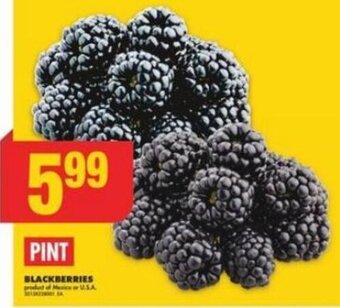 No Frills BLACKBERRIES offer