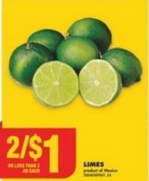 No Frills LIMES offer