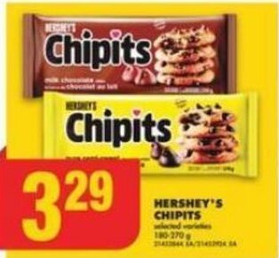 No Frills HERSHEY'S CHIPITS offer