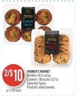 Shoppers Drug Mart FARMER'S MARKET Muffins offer